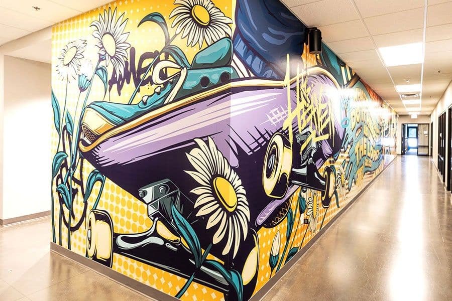 Custom Printed Wall Murals — vehicle wrap service by Testament Graphic House