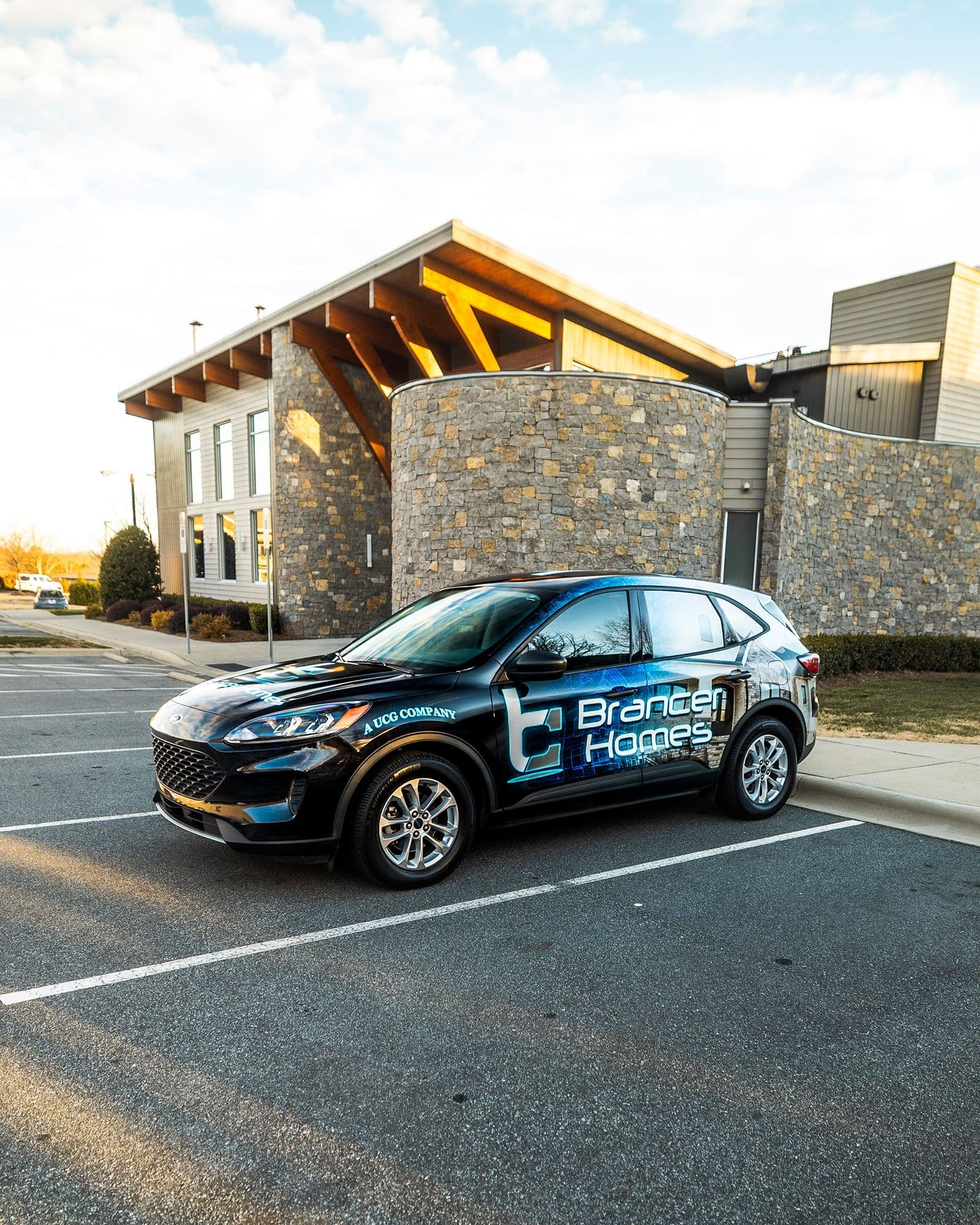 Brancer Homes Escape — Custom Design Printed Commercial Wrap by Testament Graphic House