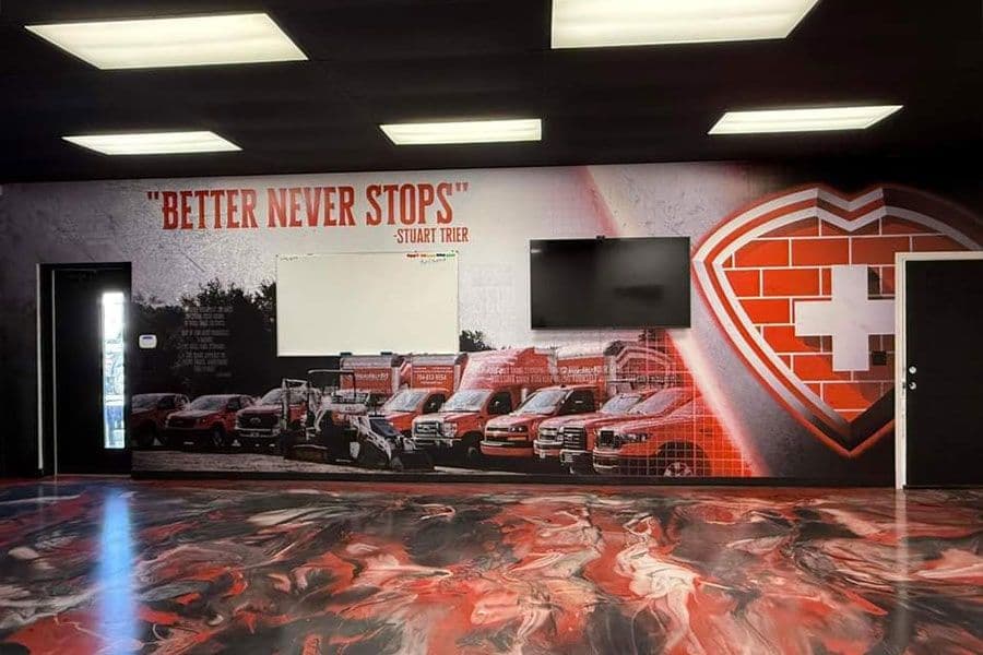 Custom Printed Wall Murals example 13