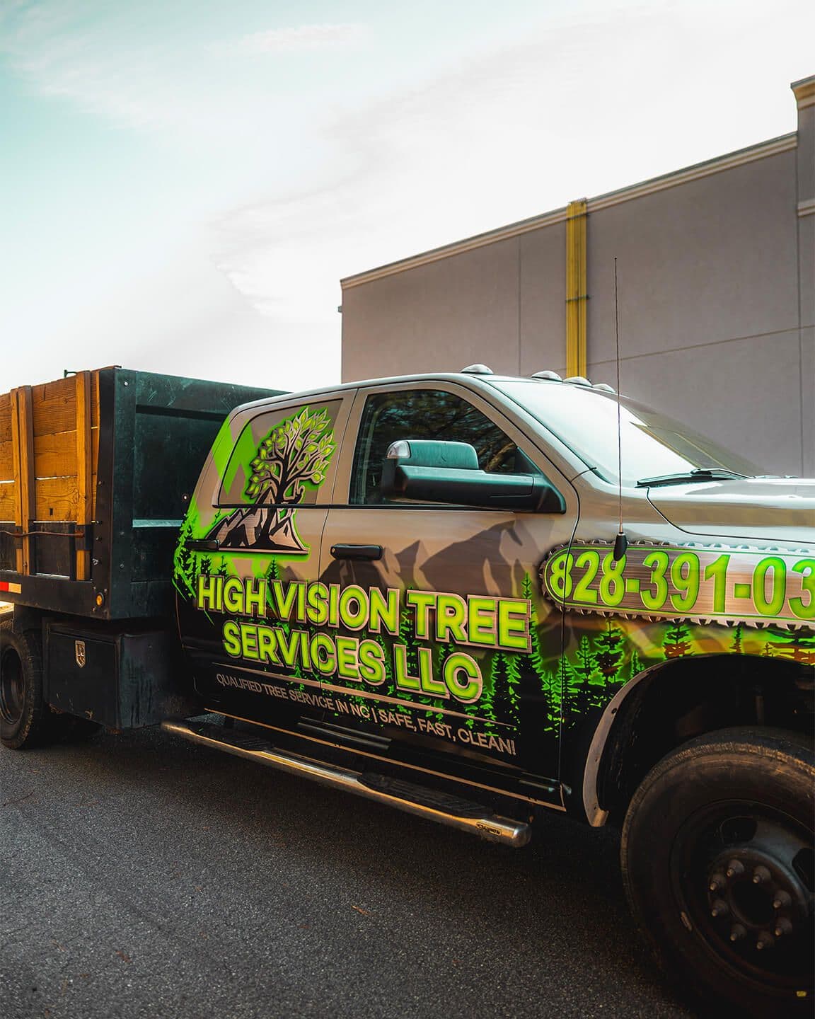 High Vision Truck Wrap — Custom Design, Full Print Truck Wrap by Testament Graphic House